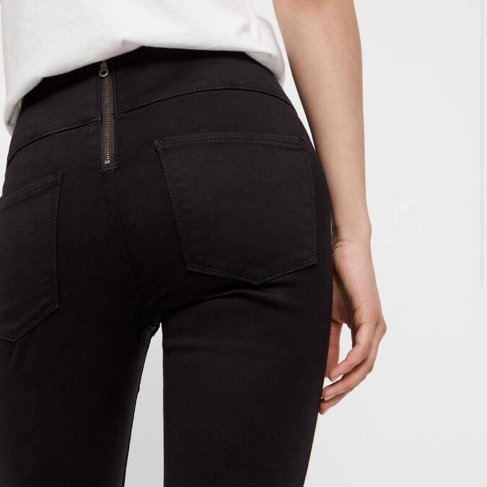 Pieces High Waisted Betty Jeggings with Back Zipper Size Small